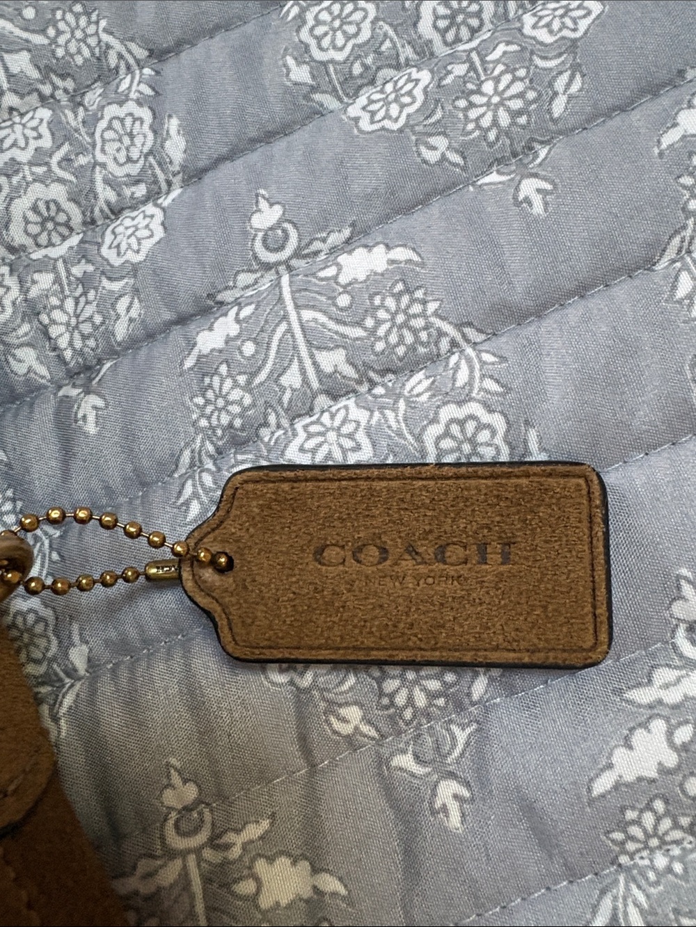 COACH Brown Suede Shoulder Hobo Bag - Picture 3 of 8